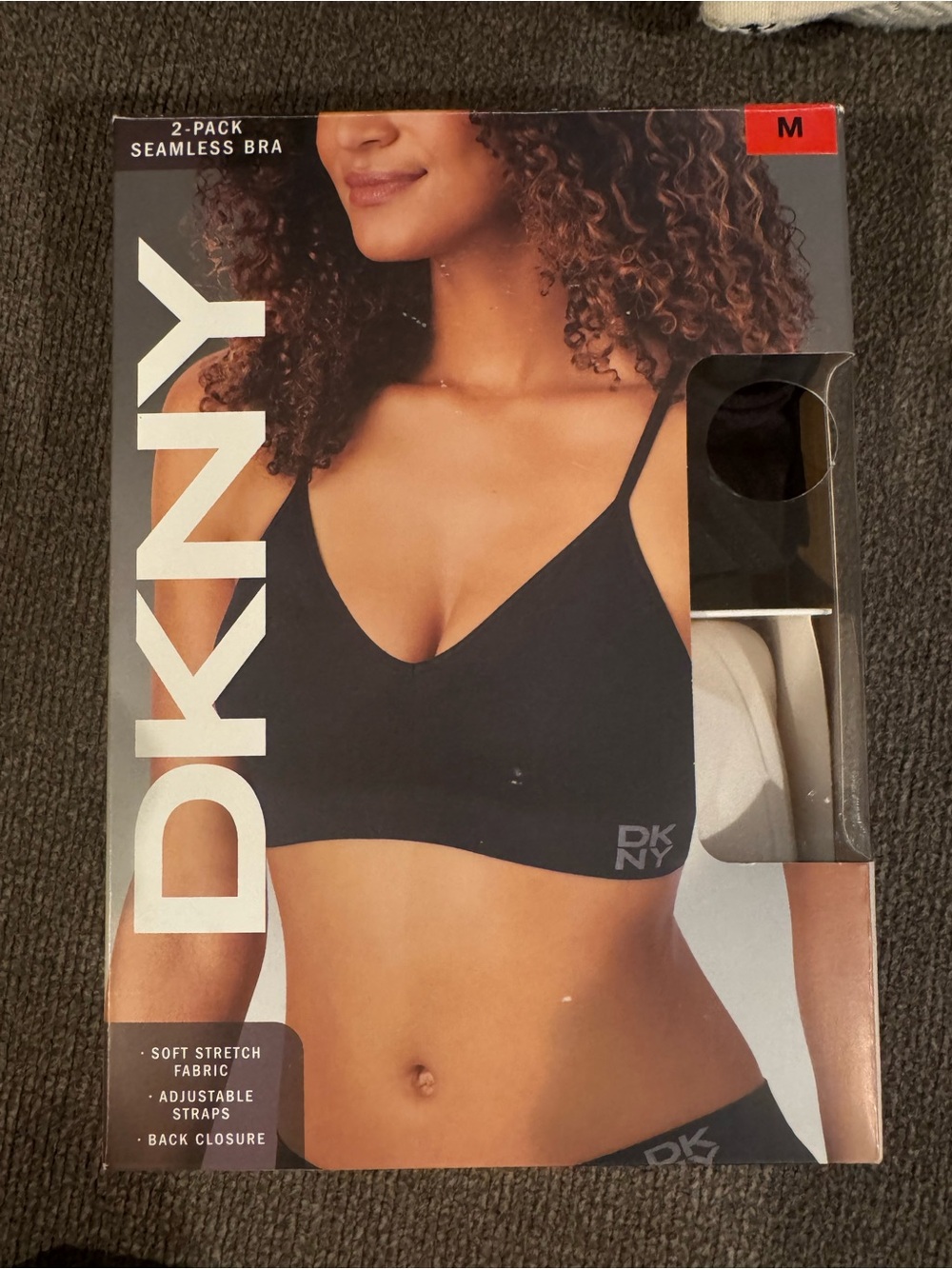 Dkny 2-Pack Seamless Bralette - Black & White